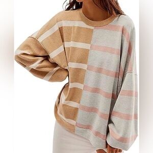 Free people inspired uptown pullover sweater